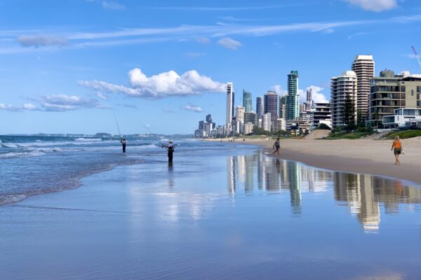 Surfer Paradise beach Gold Coast Queensland